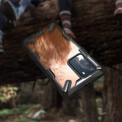 Lacné Kryty | Odolný kryt Ringke Fusion X transparentno-čierny – Huawei P40 Pro | Lacné Kryty