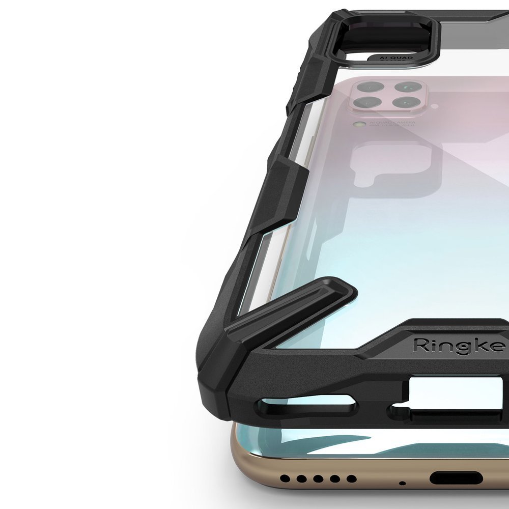 Odolný kryt Ringke Fusion X transparentno-čierny – Huawei P40 Lite | Lacné Kryty Lacné Kryty | Odolný kryt Ringke Fusion X transparentno-čierny – Huawei P40 Lite | Lacné Kryty
