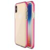 Lacné Kryty | Transparentný kryt Spring Case 1mm čierny rám – iPhone X / iPhone Xs | Lacné Kryty
