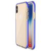 Lacné Kryty | Transparentný kryt Spring Case 1mm bledomodrý rám – iPhone X / iPhone Xs | Lacné Kryty