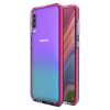 Lacné Kryty | Transparentný kryt Spring Case 1mm čierny rám – Samsung Galaxy A70 | Lacné Kryty