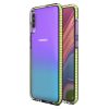 Lacné Kryty | Transparentný kryt Spring Case 1mm modrý rám – Samsung Galaxy A70 | Lacné Kryty