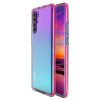 Lacné Kryty | Transparentný kryt Spring Case 1mm bledoružový rám – Huawei P30 Pro | Lacné Kryty