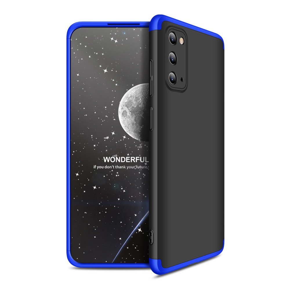Ochranný kryt 360 Protection modro-čierny – Samsung Galaxy S20 | Lacné Kryty Lacné Kryty | Ochranný kryt 360 Protection modro-čierny – Samsung Galaxy S20 | Lacné Kryty