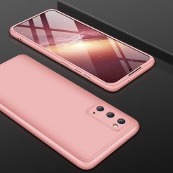 Lacné Kryty | Obojstranné puzdro 360 Full body protection ružové – Samsung Galaxy S20 | Lacné Kryty