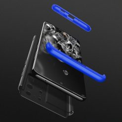 Lacné Kryty | Obojstranné puzdro 360 Full body protection čierno-modré – Samsung Galaxy S20 Ultra | Lacné Kryty