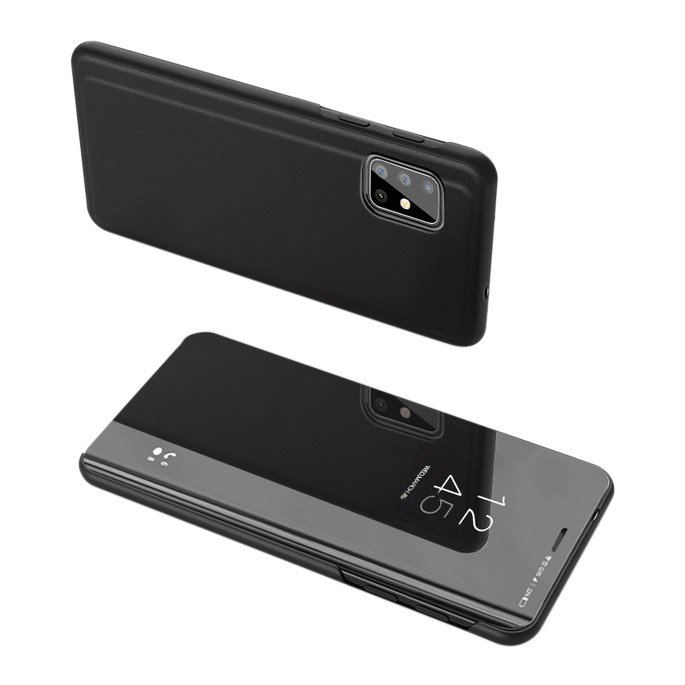 Priehľadný kryt Clear View Case čierny – Samsung Galaxy S20 | Lacné Kryty Lacné Kryty | Priehľadný kryt Clear View Case čierny – Samsung Galaxy S20 | Lacné Kryty