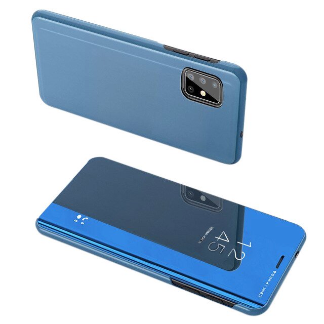 Priehľadný kryt Clear View Case modrý – Samsung Galaxy S20 | Lacné Kryty Lacné Kryty | Priehľadný kryt Clear View Case modrý – Samsung Galaxy S20 | Lacné Kryty