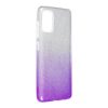 Lacné Kryty | Ligotavý Kryt Forcell Shining transparentno-modrý – Samsung Galaxy A41 | Lacné Kryty