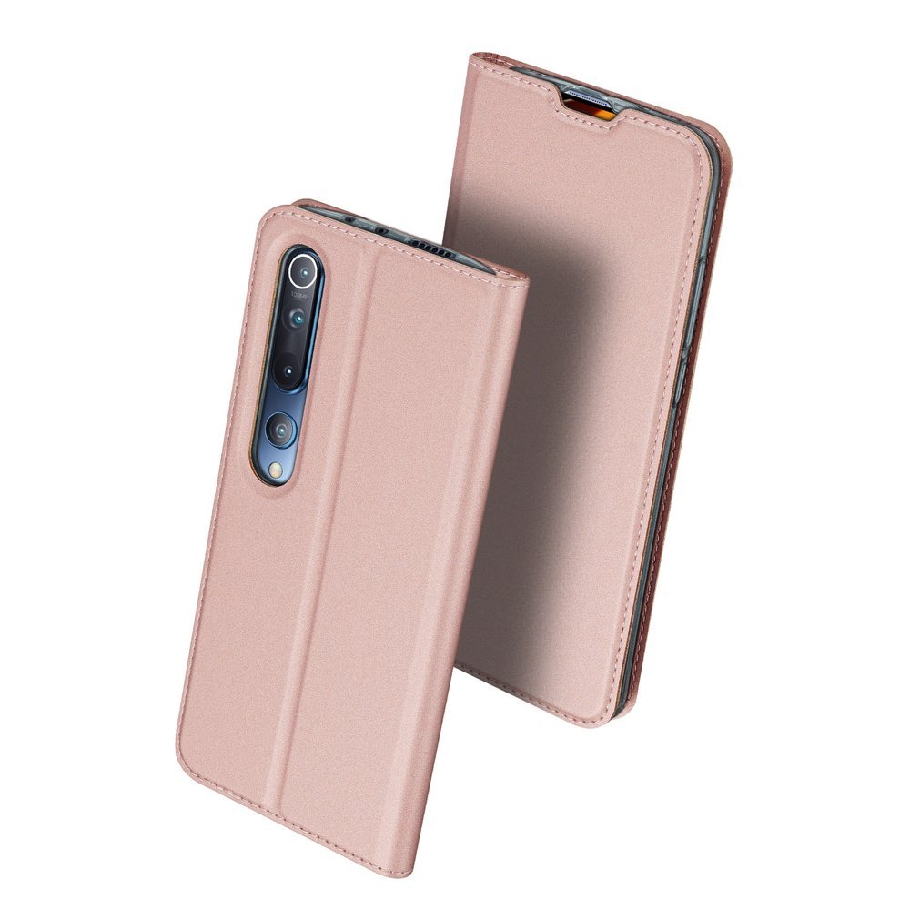 Peňaženkové puzdro Dux Ducis Skin Pro ružové – Xiaomi Mi 10 / Mi 10 Pro | Lacné Kryty Lacné Kryty | Peňaženkové puzdro Dux Ducis Skin Pro ružové – Xiaomi Mi 10 / Mi 10 Pro | Lacné Kryty