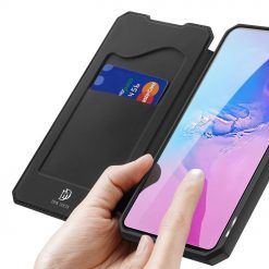 Lacné Kryty | Peňaženkové puzdro Dux Ducis Skin X čierne – Samsung Galaxy S10 Lite | Lacné Kryty
