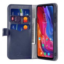 Lacné Kryty | Peňaženkové puzdro Dux Ducis Kado modré – Xiaomi Redmi Note 7 | Lacné Kryty