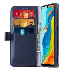 Lacné Kryty | Peňaženkové puzdro Dux Ducis Kado modré – Huawei P30 Lite | Lacné Kryty