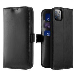 Peňaženkové puzdro Dux Ducis Kado čierne – iPhone 11 Pro Max