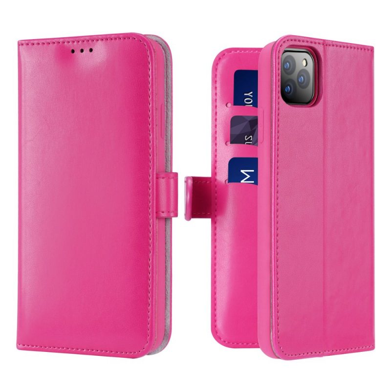 Lacné Kryty | Peňaženkové puzdro Dux Ducis Kado ružové – iPhone 11 Pro Max