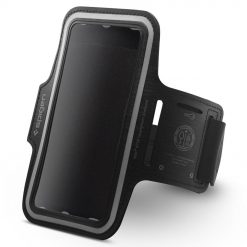 Lacné Kryty | Športové bežecké puzdro Spigen A700 Sport Armband 6,9″ čierne | Lacné Kryty