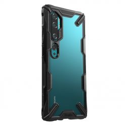 Lacné Kryty | Odolný kryt Ringke Fusion X transparentno-čierny – Xiaomi Mi Note 10 / Note 10 Pro | Lacné Kryty