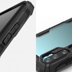 Lacné Kryty | Odolný kryt Ringke Fusion X transparentno-čierny – Xiaomi Mi Note 10 / Note 10 Pro | Lacné Kryty
