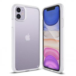 Odolný kryt Ringke Fusion Matte transparentno-biely – iPhone 11 | Lacné Kryty Lacné Kryty | Odolný kryt Ringke Fusion Matte transparentno-biely – iPhone 11 | Lacné Kryty