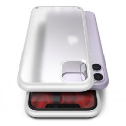 Odolný kryt Ringke Fusion Matte transparentno-biely – iPhone 11 | Lacné Kryty Lacné Kryty | Odolný kryt Ringke Fusion Matte transparentno-biely – iPhone 11 | Lacné Kryty