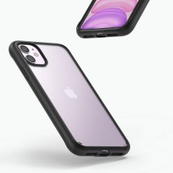 Lacné Kryty | Odolný kryt Ringke Fusion Matte transparentno-čierny – iPhone 11 | Lacné Kryty