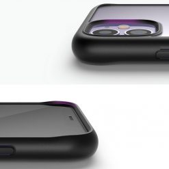 Lacné Kryty | Odolný kryt Ringke Fusion Matte transparentno-čierny – iPhone 11 | Lacné Kryty