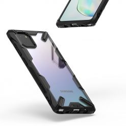 Lacné Kryty | Odolný kryt Ringke Fusion X transparentno-čierny – Samsung Galaxy Note 10 Lite | Lacné Kryty