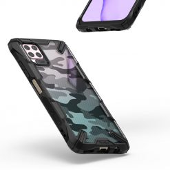 Lacné Kryty | Odolný kryt Ringke Fusion X maskáčovo-čierny – Huawei P40 Lite | Lacné Kryty