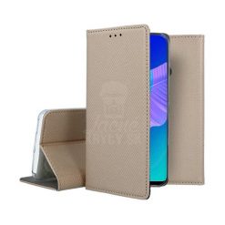 Knižkové puzdro Smart Case Book zlaté – Huawei P40 Lite E