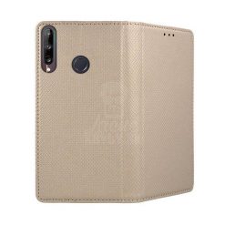 Lacné Kryty | Knižkové puzdro Smart Case Book zlaté – Huawei P40 Lite E | Lacné Kryty