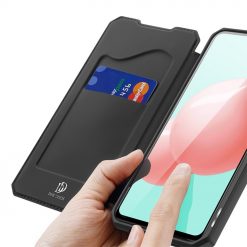 Lacné Kryty | Peňaženkové puzdro Dux Ducis Skin X čierne – Samsung Galaxy A41 | Lacné Kryty