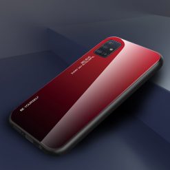 Sklenený kryt Gradient glass červeno-čierny – Samsung Galaxy A41 | Lacné Kryty Lacné Kryty | Sklenený kryt Gradient glass červeno-čierny – Samsung Galaxy A41 | Lacné Kryty