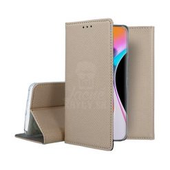 Lacné Kryty | Knižkové puzdro Smart Case Book zlaté – Xiaomi Mi 10 / Mi 10 Pro | Lacné Kryty