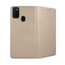 Knižkové puzdro Smart Case Book zlaté – Samsung Galaxy M21 | Lacné Kryty Lacné Kryty | Knižkové puzdro Smart Case Book zlaté – Samsung Galaxy M21 | Lacné Kryty
