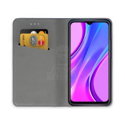 Lacné Kryty | Knižkové puzdro Smart Case Book čierne – Xiaomi Redmi 9 | Lacné Kryty