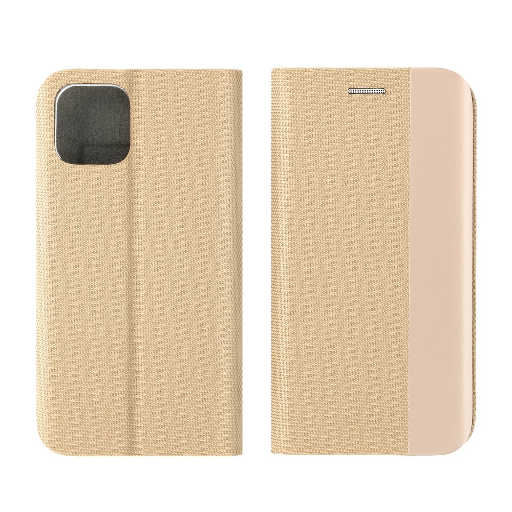 Peňaženkové puzdro Smart Senso zlaté – Huawei P40 Lite | Lacné Kryty Lacné Kryty | Peňaženkové puzdro Smart Senso zlaté – Huawei P40 Lite | Lacné Kryty