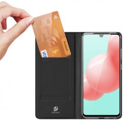 Lacné Kryty | Peňaženkové puzdro Dux Ducis Skin Pro čierne – Samsung Galaxy A41 | Lacné Kryty