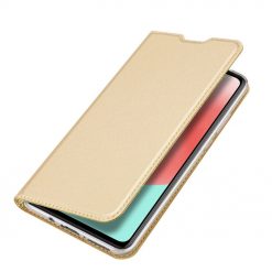 Lacné Kryty | Peňaženkové puzdro Dux Ducis Skin Pro zlaté – Samsung Galaxy A41 | Lacné Kryty