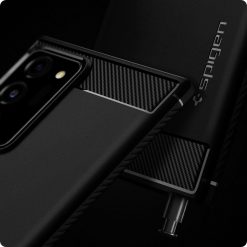 Lacné Kryty | Zadný kryt Spigen Rugged Armor čierny – Samsung Galaxy Note 20 Ultra | Lacné Kryty