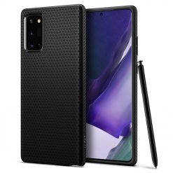 Lacné Kryty | Zadný kryt Spigen Liquid Air Matte Black – Samsung Galaxy Note 20 | Lacné Kryty
