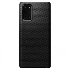 Lacné Kryty | Zadný kryt Spigen Liquid Air Matte Black – Samsung Galaxy Note 20 | Lacné Kryty
