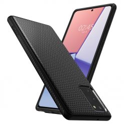 Lacné Kryty | Zadný kryt Spigen Liquid Air Matte Black – Samsung Galaxy Note 20 | Lacné Kryty