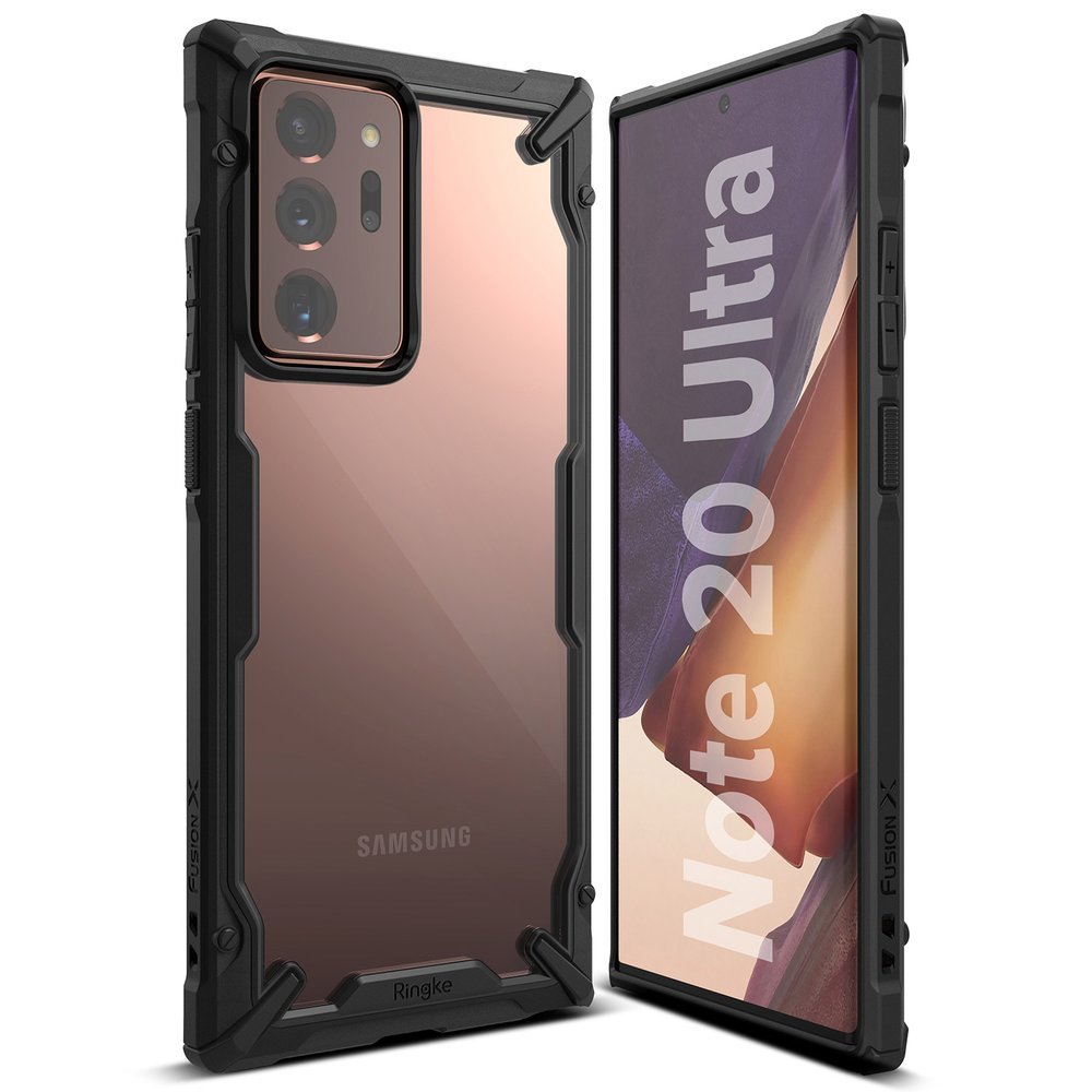 Odolný kryt Ringke Fusion X transparentno-čierny – Samsung Galaxy Note 20 Ultra | Lacné Kryty Lacné Kryty | Odolný kryt Ringke Fusion X transparentno-čierny – Samsung Galaxy Note 20 Ultra | Lacné Kryty