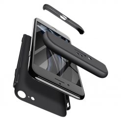 Obojstranné puzdro 360 Full body protection čierne – Apple iPhone SE 2020 / iPhone SE 2022 | Lacné Kryty Lacné Kryty | Obojstranné puzdro 360 Full body protection čierne – Apple iPhone SE 2020 / iPhone SE 2022 | Lacné Kryty
