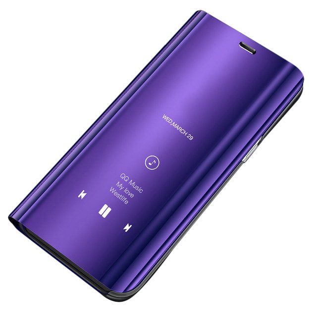 Priehľadný kryt Clear View Case fialový – Huawei P40 Lite E | Lacné Kryty Lacné Kryty | Priehľadný kryt Clear View Case fialový – Huawei P40 Lite E | Lacné Kryty