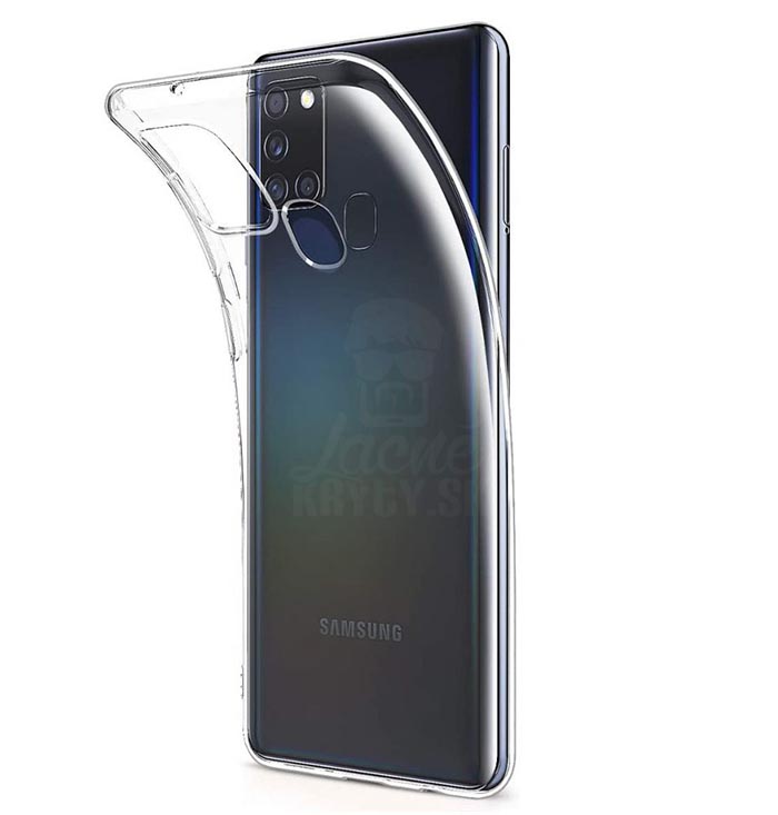 Transparentný silikónový kryt Slim 1,8mm – Samsung Galaxy A21s