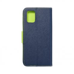 Lacné Kryty | Peňaženkové puzdro Fancy Book modro-limetkové – Samsung Galaxy A31 | Lacné Kryty