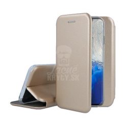 Lacné Kryty | Peňaženkové puzdro Elegance zlaté – Samsung Galaxy M21 | Lacné Kryty