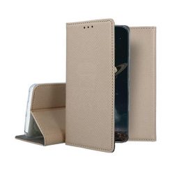 Lacné Kryty | Knižkové puzdro Smart Case Book zlaté – Motorola One Fusion+ (Fusion Plus) | Lacné Kryty