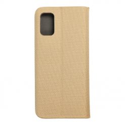 Lacné Kryty | Peňaženkové puzdro Smart Senso zlaté – Samsung Galaxy A41 | Lacné Kryty